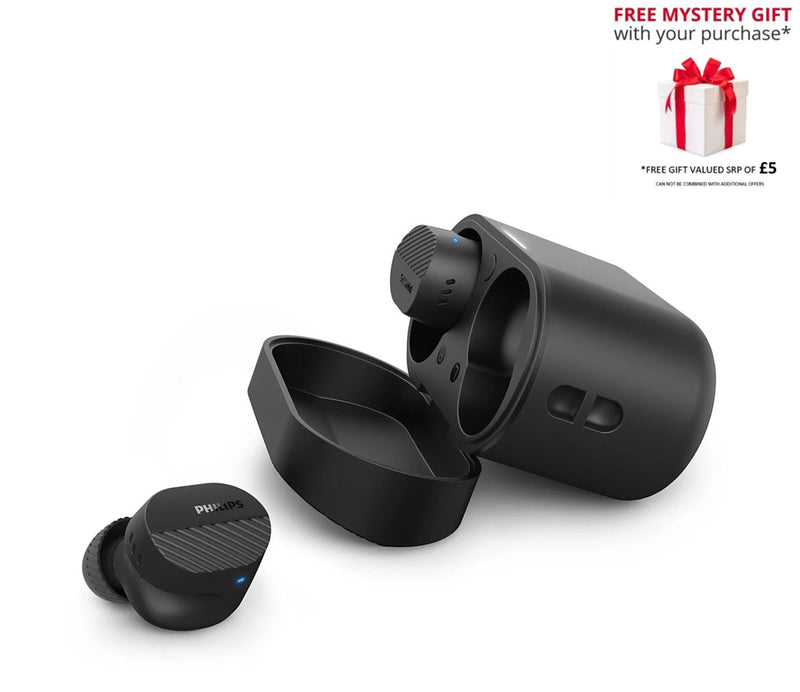 Philips TAT5000 Noise Cancelling True Wireless In Ear Bluetooth Headphones – Free Gift RRP £5!