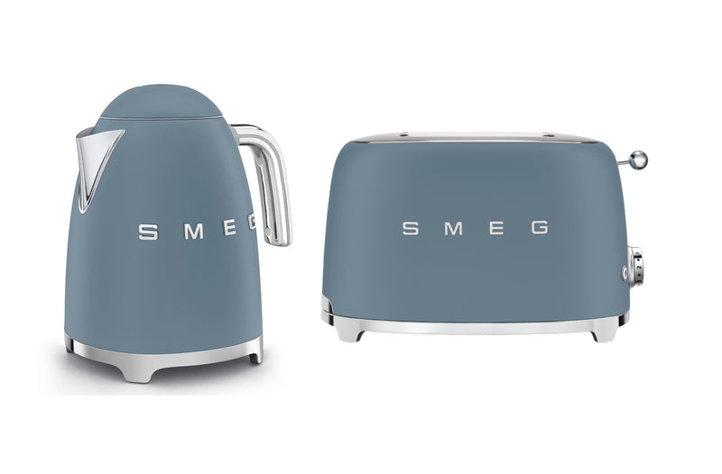 Smeg Matte Bundle Set KLF03 Kettle & TSF01 2 Slice Toaster