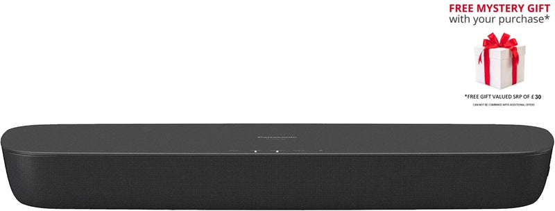 Panasonic SC-HTB200 Bluetooth All-In-One Surround Sound Soundbar – Free Gift RRP £30!