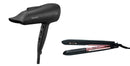 Panasonic EH-NE85 Heat Protection Hair Dryer & EH-HS99 Nanoe Ceramic Hair Straightener Bundle Set - Free Gift RRP £10!