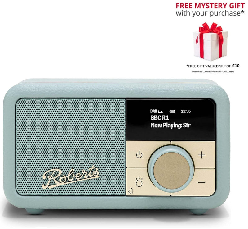 Roberts Revival Petite 2 DAB/DAB+/FM/BT Radio - Free Gift RRP £10