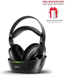 Philips SHD8850 Wireless Hi-Res Digital Audio over-ear RF Hi-Fi TV Headphones – Free Gift RRP £15!