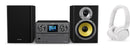 Philips TAM8905 Micro Bluetooth DAB+/FM Internet Radio Hi-fi Music System - Free TAH4209 White Headphones Gift