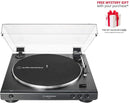 Audio Technica AT-LP60X Fully Automatic Belt-Drive Stereo Turntable Black - Free Gift RRP £15!