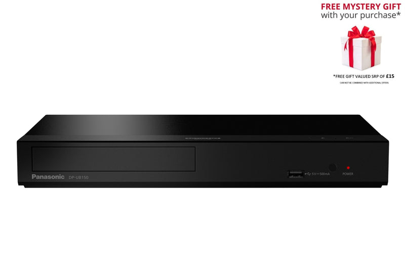 Panasonic DP-UB150EB-K 4K HDR Ultra HD Blu-Ray Player & DVD MultiRegion Playback - Free Gift RRP £15!