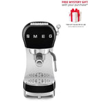 Smeg ECF02 Espresso Coffee Machine with Steam Wand - Free Gift RRP £30!
