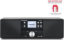 Panasonic SC-DM202EG-K Micro HiFi Compact Stereo System with FM/DAB+ Radio - Free Gift RRP £15!