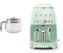 Smeg DCF02 Drip Filter Coffee Machine +DCG01 Glass Carafe Spare Jug Bundle