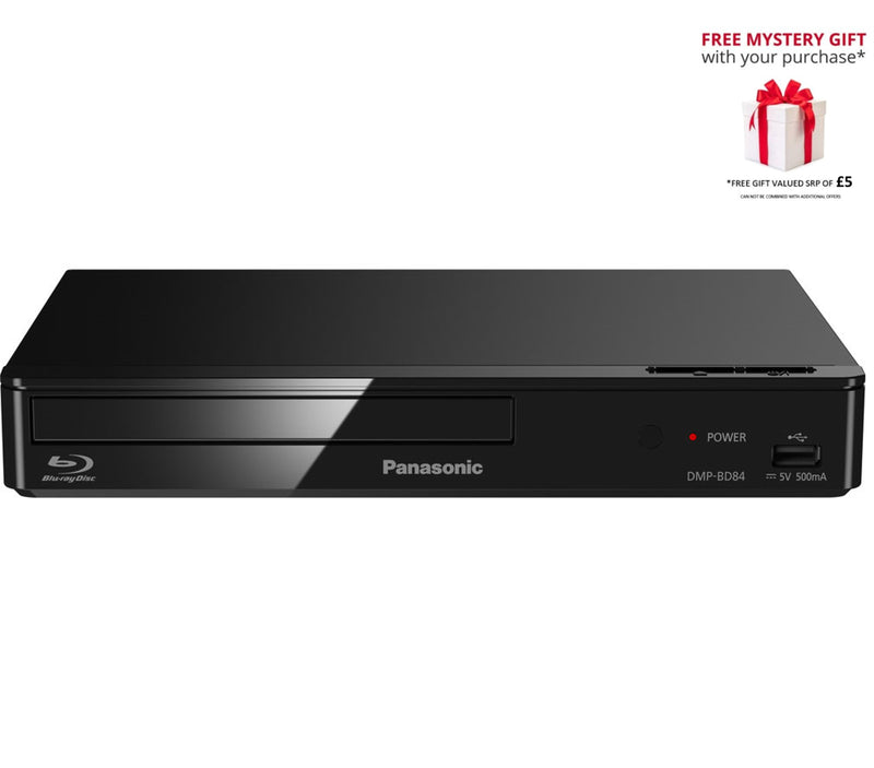 Panasonic DMP-BD84 Blu Ray Player MultiRegion DVD Playback - Free Gift RRP £5!