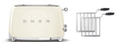 Smeg TSF01 2 Slice Toaster + TSSR01 2-Sandwich Racks Bundle