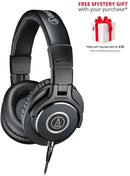 Audio-Technica ATH-M40X Professional Monitor Headphones - Free Gift RRP £10!