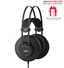 AKG K52 High Performance Lightweight Closed-Back Headphones - Free Gift RRP £15!