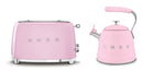 Smeg Retro Bundle | WKF01 Whistling Stovetop Kettle & TSF01 2-Slice Toaster Set