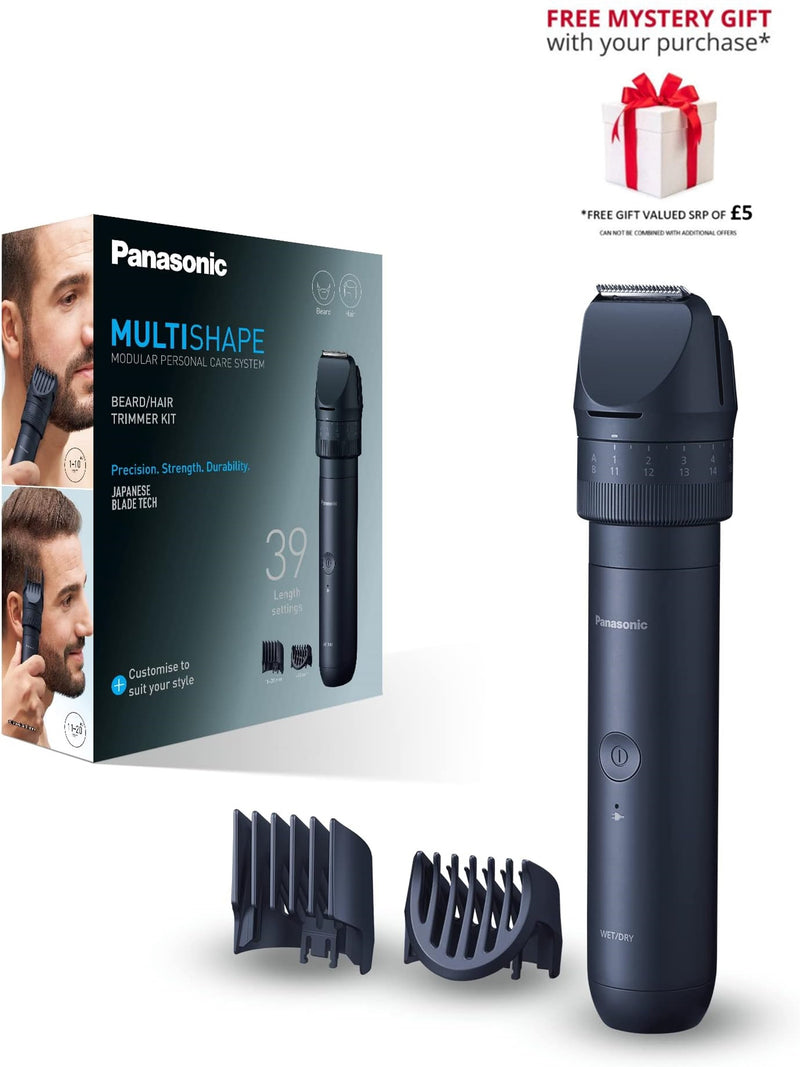 Panasonic ER-CKN1 Waterproof Beard Hair Trimmer - Free Gift RRP £5!