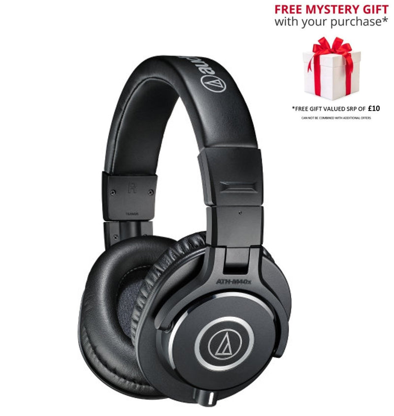 Audio-Technica ATH-M50X Professional Monitor Headphones - Free Gift RRP £10!