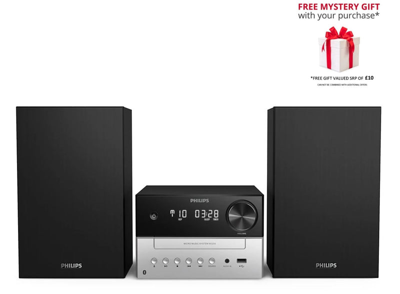 Philips TAM3205-12 Bluetooth Audio Micro Music Hi-Fi System - Free Gift RRP £10!