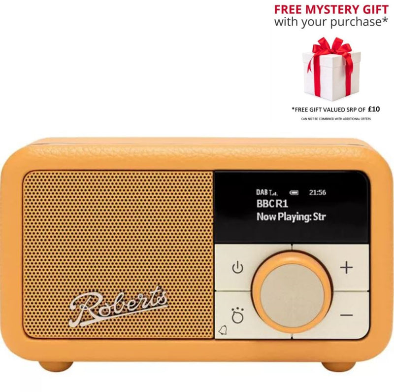 Roberts Revival Petite 2 DAB/DAB+/FM/BT Radio - Free Gift RRP £10