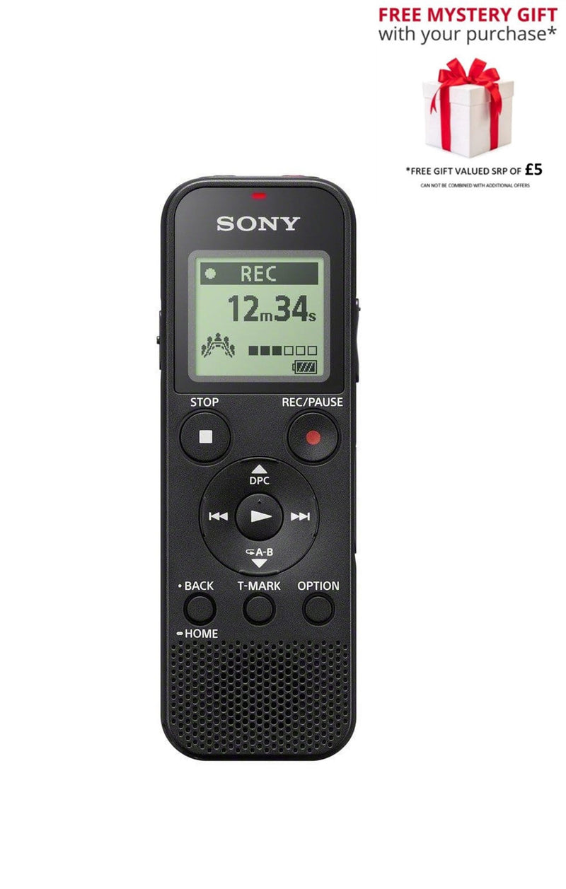 Sony ICD-PX370 4GB Digital Voice Recorder Dictaphone - Free Gift RRP £5!