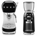 Smeg ECF02 Espresso Machine + CGF11 Coffee Grinder + ECTS01 Coffee Tamping Bundle