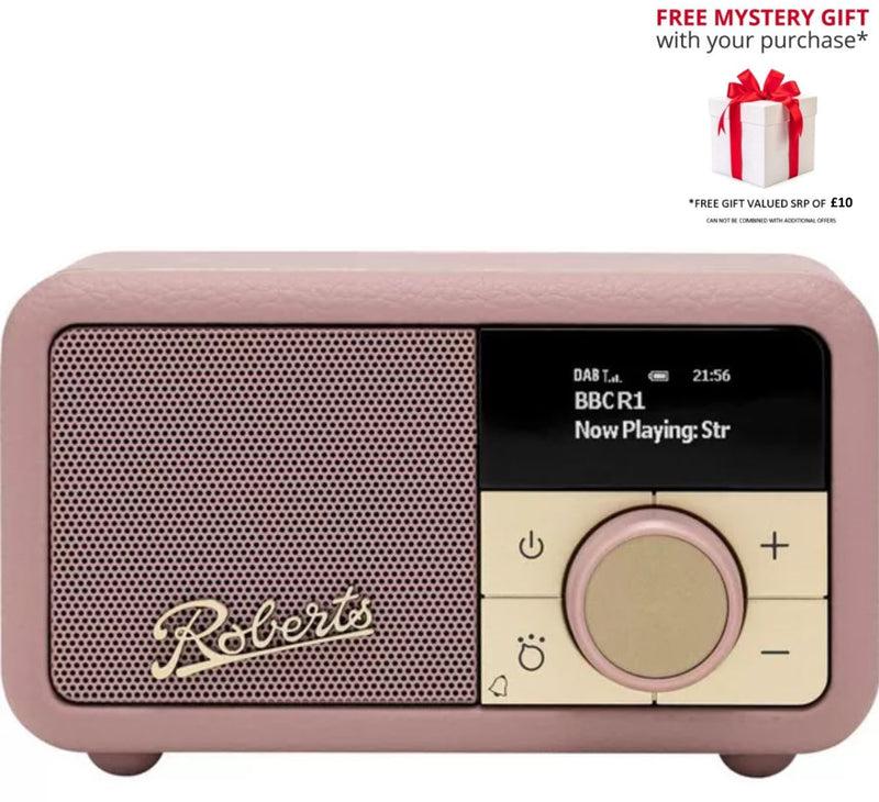 Roberts Revival Petite 2 DAB/DAB+/FM/BT Radio - Free Gift RRP £10