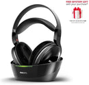 Philips SHD8850 Wireless Hi-Res Digital Audio over-ear RF Hi-Fi TV Headphones – Free Gift RRP £20!