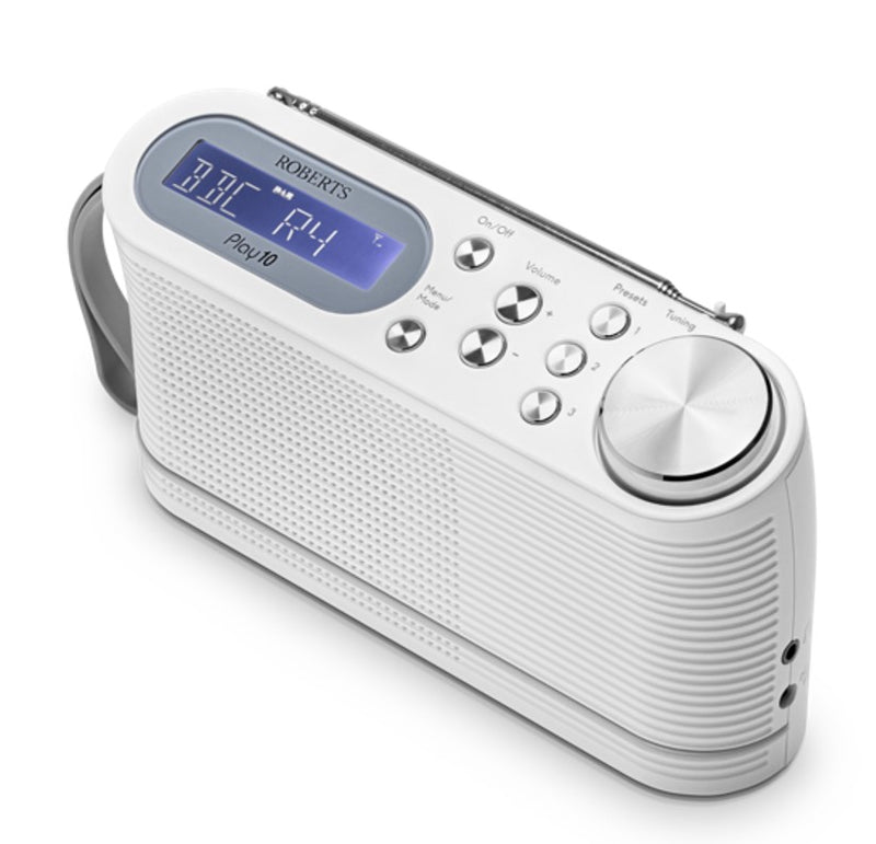 Roberts Play10 DAB/DAB plus/FM Digital Radio with Simple Presets - Free Gift RRP £10!