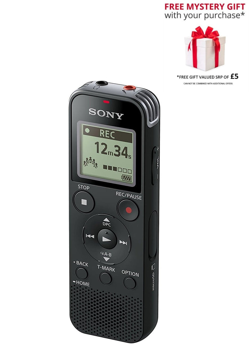 Sony ICD-PX470 Digital Voice Recorder 4GB Professional Dictaphone - Free Gift RRP £5!