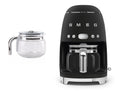 Smeg DCF02 Drip Filter Coffee Machine Matte Colour + DCGC01 Glass Carafe Spare Jug Bundle
