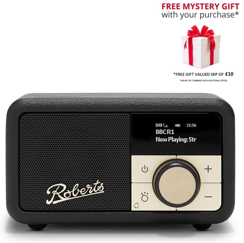 Roberts Revival Petite 2 DAB/DAB+/FM/BT Radio - Free Gift RRP £10