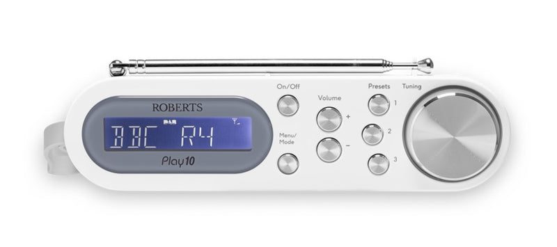 Roberts Play10 DAB/DAB plus/FM Digital Radio with Simple Presets - Free Gift RRP £10!