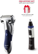 Panasonic ES-SL41 + ER-GN30 Shaver & Facial Hair Trimmer Bundle - Free Gift RRP £10!