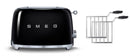 Smeg TSF01 2 Slice Toaster + TSSR01 2-Sandwich Racks Bundle