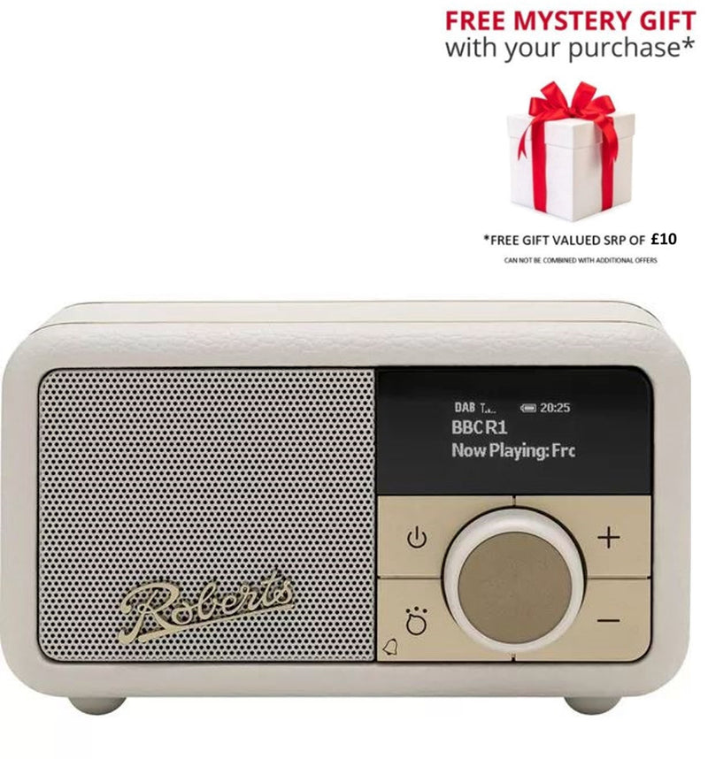 Roberts Revival Petite 2 DAB/DAB+/FM/BT Radio - Free Gift RRP £10