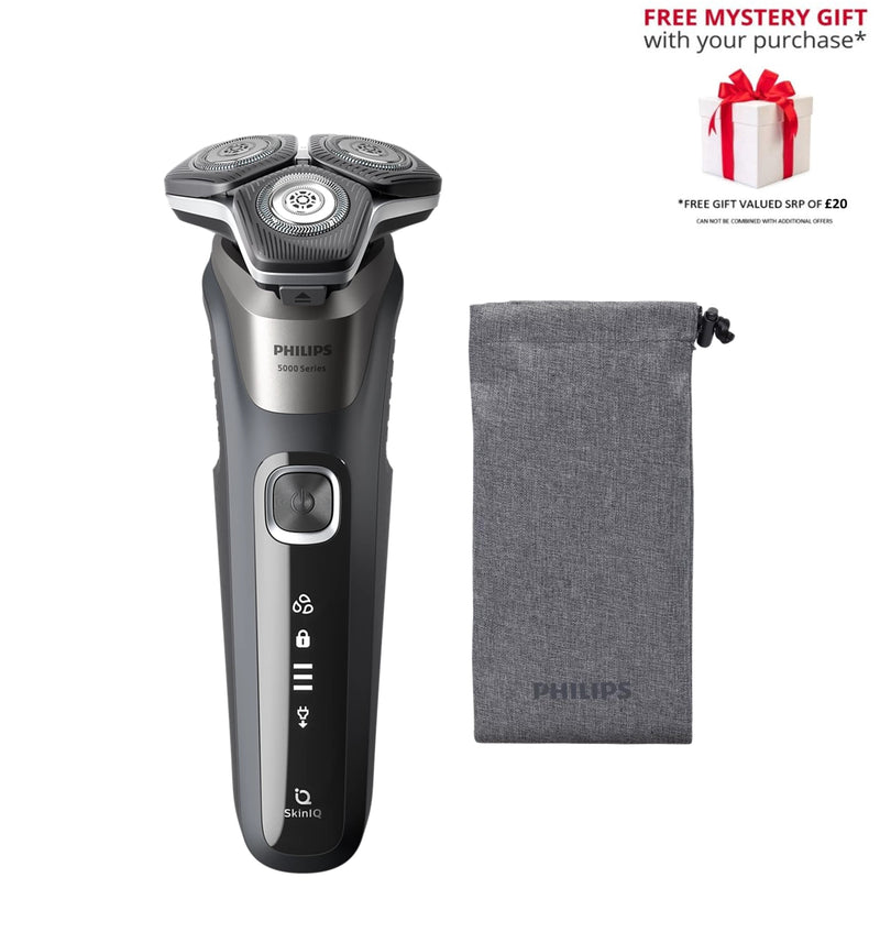 Philips S5887/10 Series 5000 Wet & Dry Electric Shaver with Pop-up Trimmer – Free Gift RRP £20!