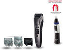 Panasonic ER-GB80 + ER-GN30 Beard, Body & Facial Hair Trimmer Bundle - Free Gift RRP £10!