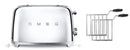 Smeg TSF01 2 Slice Toaster + TSSR01 2-Sandwich Racks Bundle
