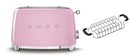 Smeg TSF01 2 Slice Toaster + TSBW01 Bun Warmer Bundle