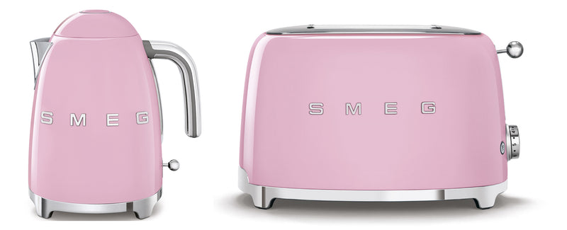 Smeg KLF03 Kettle + TSF01 Toaster + TSBW01 Bun Warmer Bundle