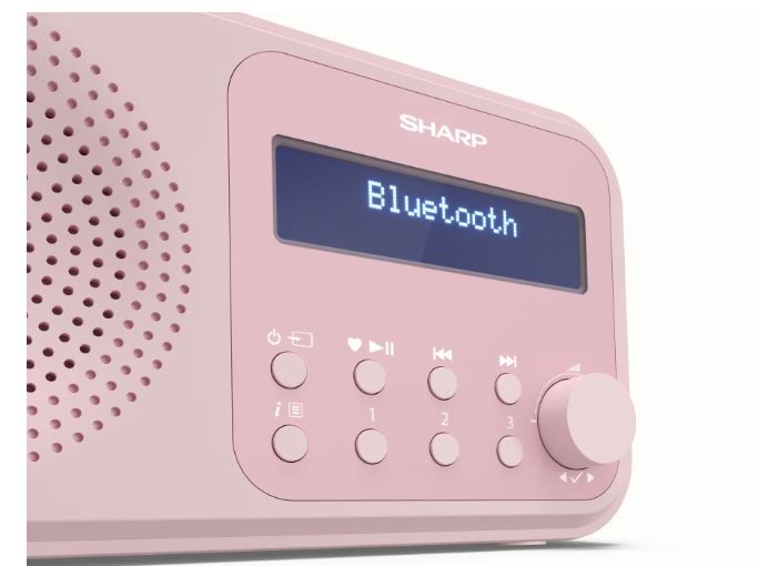 Sharp DR-P420 Digital Radio, BT, DAB+/FM, Alarm, including Panasonic Headphone