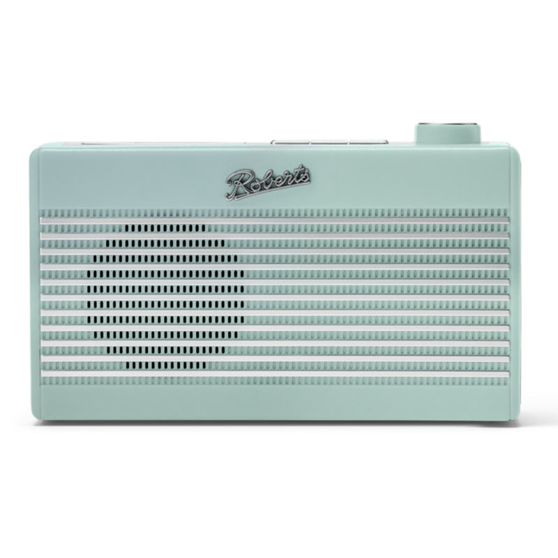 Roberts Rambler Mini FM/DAB/DAB+ Digital Radio, Bluetooth & Built-In Rechargeable Battery – Including Panasonic Headphone