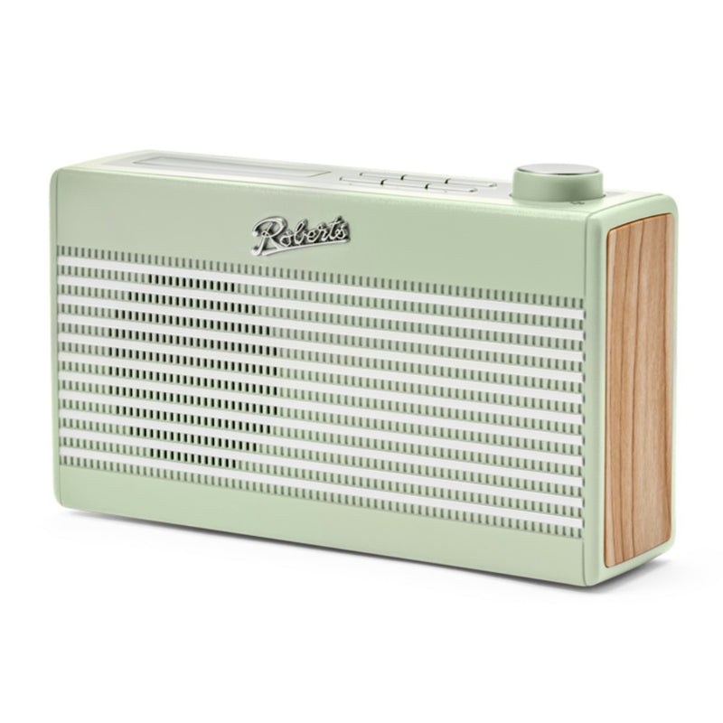 Roberts Rambler Mini FM/DAB/DAB+ Digital Radio, Bluetooth & Built-In Rechargeable Battery – Including Panasonic Headphone