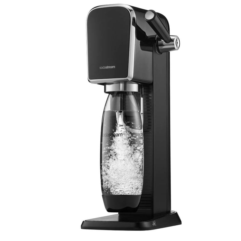 SodaStream ART™ Sparkling Water Maker, including 1L Bottle and Gas Cylinder- Black