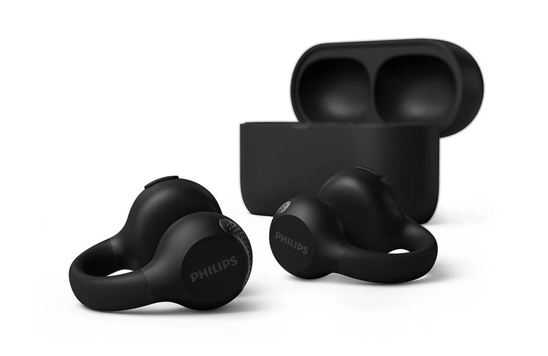 Philips TAQ2000 Ear Cuff Style True Wireless Open Ear Multipoint Earbuds - Free Gift RRP £5!