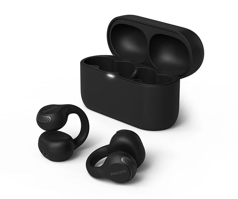 Philips TAQ2000 Ear Cuff Style True Wireless Open Ear Multipoint Earbuds - Free Gift RRP £5!