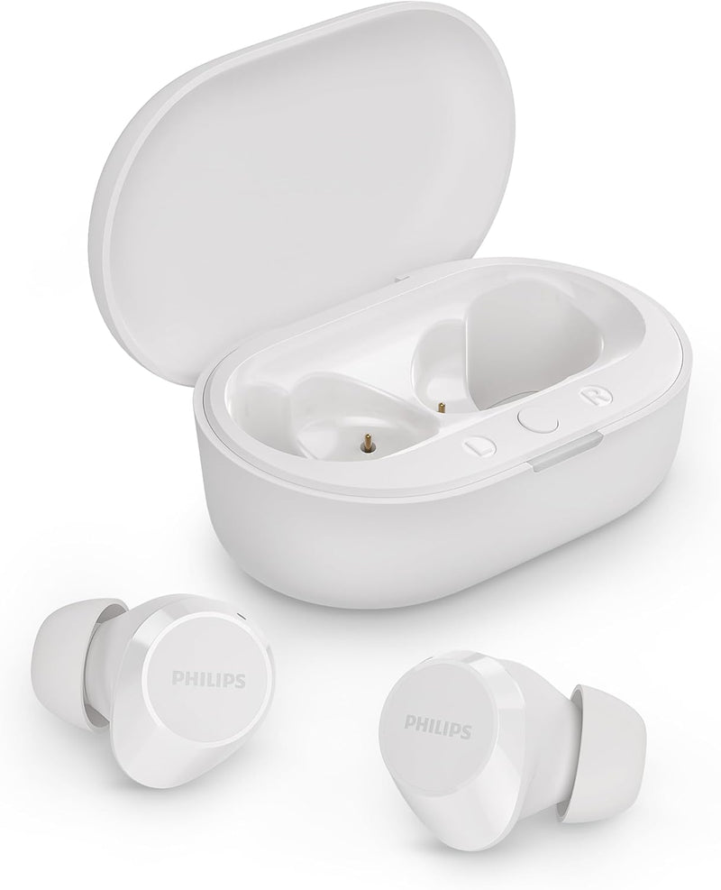 Philips TAT1209 True Wireless Earphones with Portable Charging Case - Free Gift RRP £10!