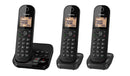 Panasonic KX-TGC423EB Triple Digital Cordless Phone with Answering Machine – Box Damaged