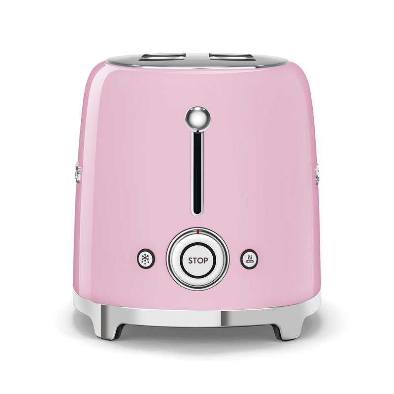 Smeg TSF01 2 Slice Toaster + TSBW01 Bun Warmer Bundle