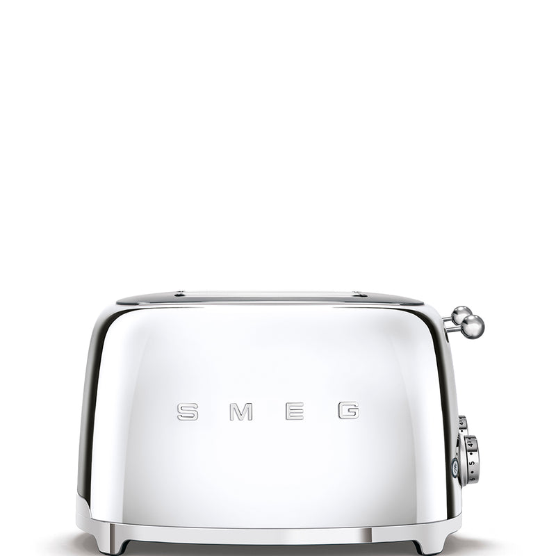 Smeg WKF01 Whistling Stovetop Kettle & TSF03 4-Slice Toaster Bundle