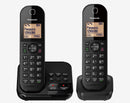 Panasonic KX-TGC422EB Twin Digital Cordless Phone with Answering Machine – Box Damaged
