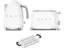 Smeg KLF03 Kettle + TSF01 Toaster + TSBW01 Bun Warmer Bundle